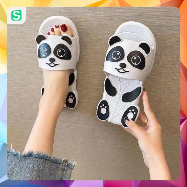 Dép nhựa đi trong nhà hình gấu trúc cute Dép Đi Trong Nhà Hình Gấu Trúc size 30-41