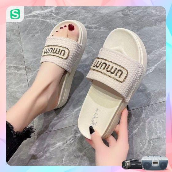 Dép Bánh Mỳ Nữ MUMU Độn Đế Siêu Hót Trends