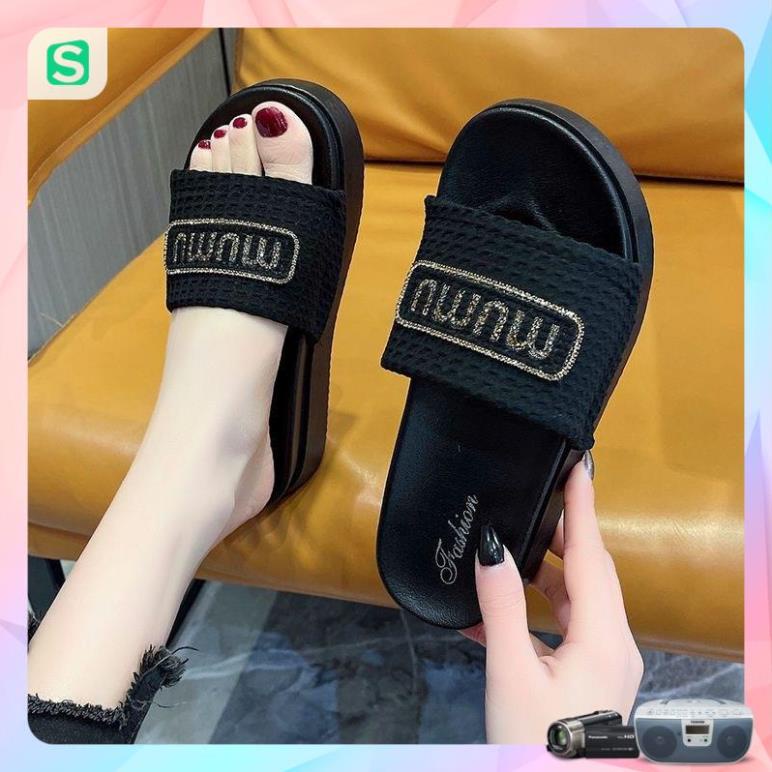 Dép Bánh Mỳ Nữ MUMU Độn Đế Siêu Hót Trends