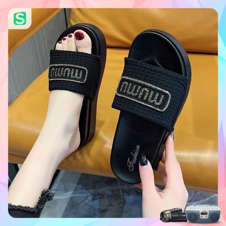 Dép Bánh Mỳ Nữ MUMU Độn Đế Siêu Hót Trends