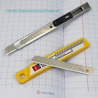 Vỉ 10 cái lưỡi dao nhỏ 9mm deli 2012