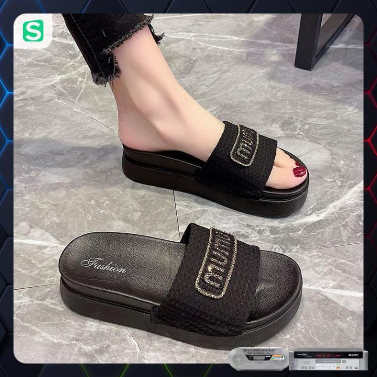 Dép Bánh Mỳ Nữ MUMU Độn Đế Siêu Hót Trends