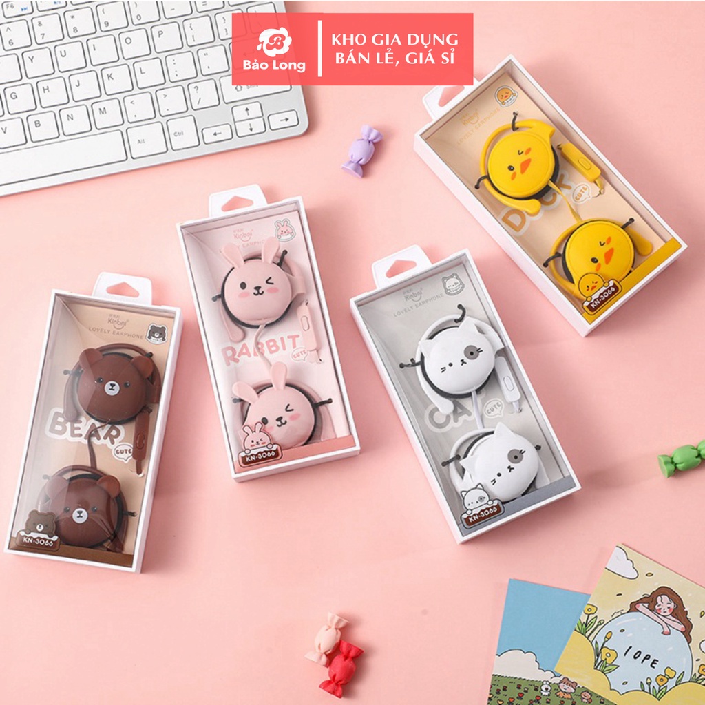 Tai nghe chụp tai có dây nhân vật hoạt hình cute dễ thương (chân cắm thẳng) T2-158