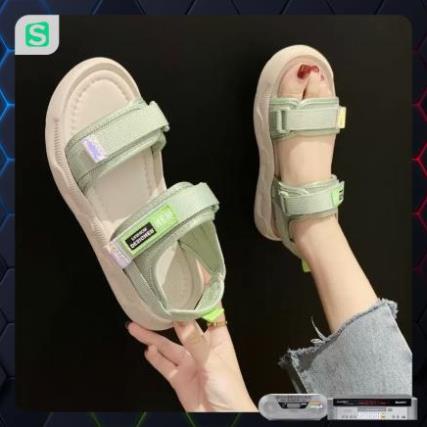 Sandal Nữ Quai Dán FIN Hàn Quốc Quai 3 Màu Hot Trend