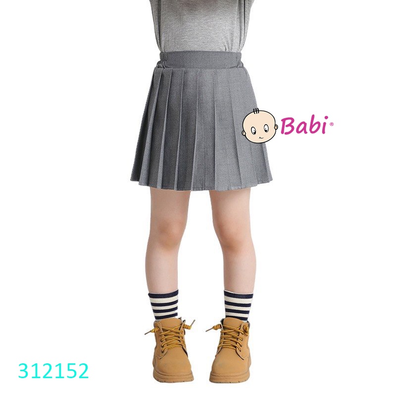 Chân Váy Bé Gái Xếp Ly Màu Trơn Đơn Giản Sành Điệu phong Cách Hàn Quốc size  đại 30kg-42kg