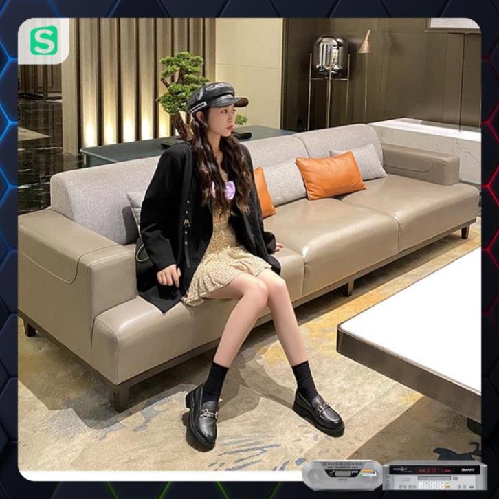 Giầy búp bê nữ da mềm quai xích đôn đế cao 4cm, giày nữ đi học ULZZANG SHOES phong cách hàn quốc