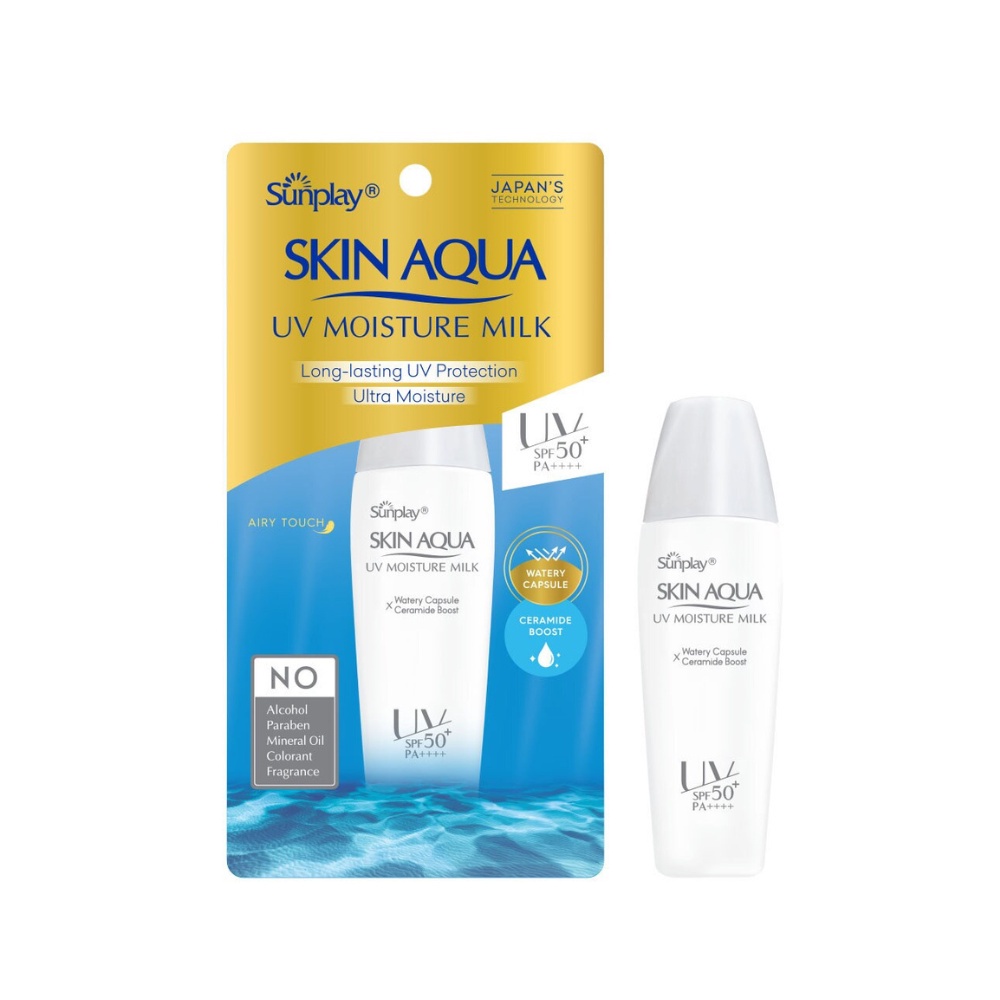Sữa Chống Nắng Dưỡng Da Giữ Ẩm Sunplay Skin Aqua UV Moisture Milk SPF50 PA+++ 30Gr