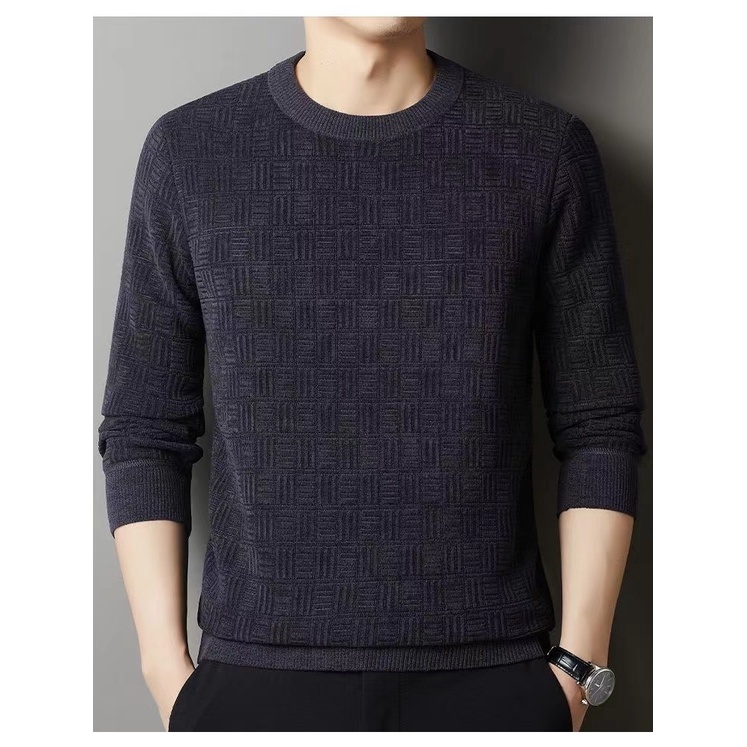 Áo sweater Một Mảnh Lót Lông Cừu Dày Dặn Giữ Ấm Mùa Thu Đông Phong Cách Mới Cho Nam
