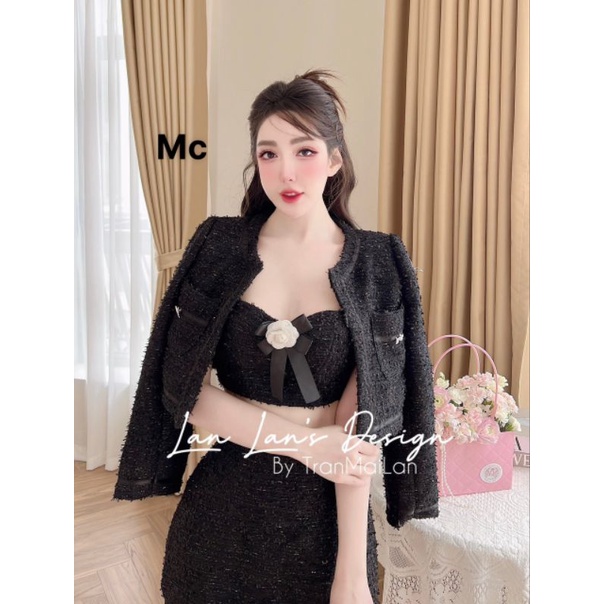 Sét dạ 3 món 💯HÀNG THIẾT KẾ TẾT 2024 💖