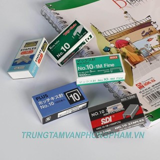 Kim bấm số 10 max sdi plus việt đức suremark deli double a - chọn loại: