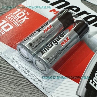 Vỉ 2 viên pin aa - aaa energizer max e91 e92 bp2 lr6 lr03 alkaline batterie 10 year shelf life