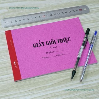 Giấy giới thiệu giấy trắng
