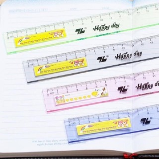 Thước mica cứng Thiên Long 20cm 30cm