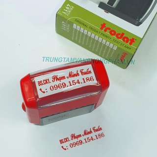 Khắc dấu tên theo yêu cầu - dấu đã thanh toán - đã thu tiền - đã chi tiền...hiệu Trodat Printy 4911