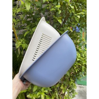 Bộ thau rổ 30cm nhựa cao cấp