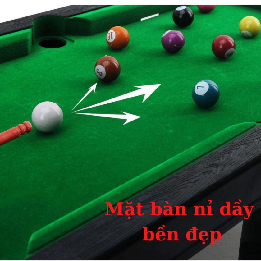 Bàn bia cho cả gia đình - bộ bi da Snooker