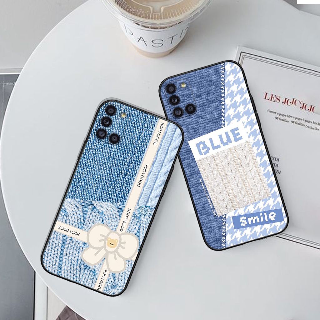 Ốp Lưng Samsung A31 , A51 , A71 in hình vải bò , đan len mùa đông ấm áp mẫu mới