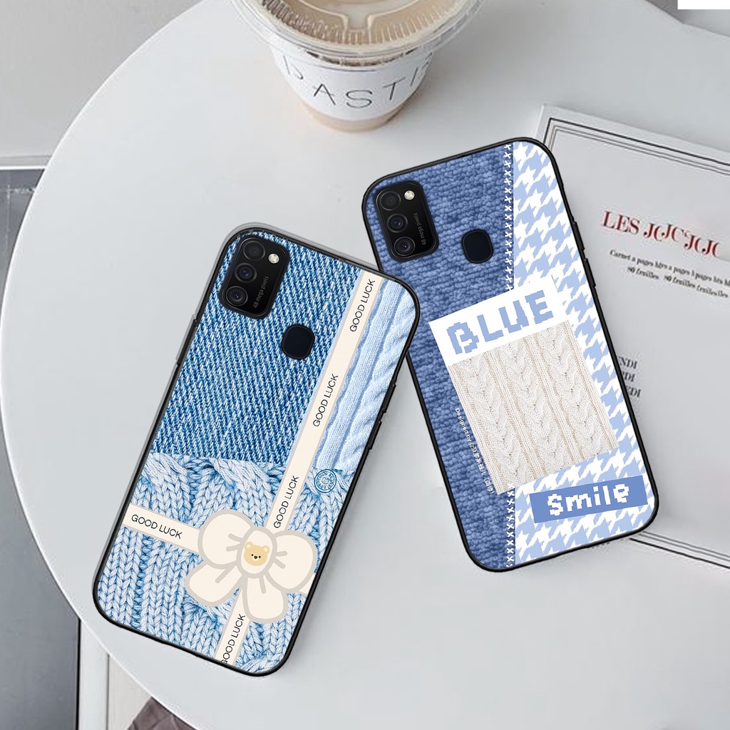 Ốp Lưng Samsung M31 , M51 , M52 in hình vải bò , đan len mùa đông ấm áp mẫu mới