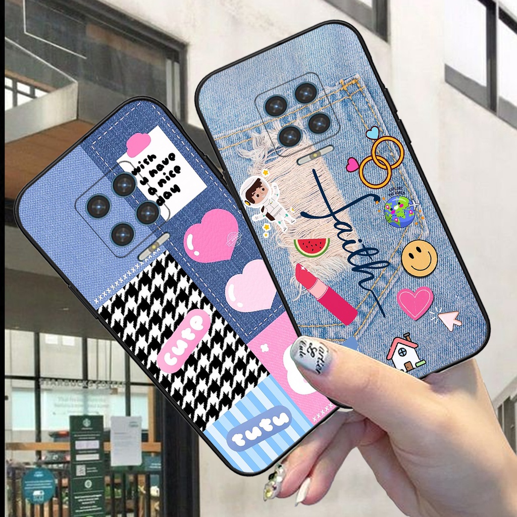 Ốp Lưng Vsmart Aris , Aris Pro in hình vải bò , đan len mùa đông ấm áp mẫu mới