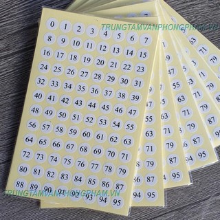 Decal tomy số 0-95