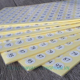 Decal tomy số 0-95