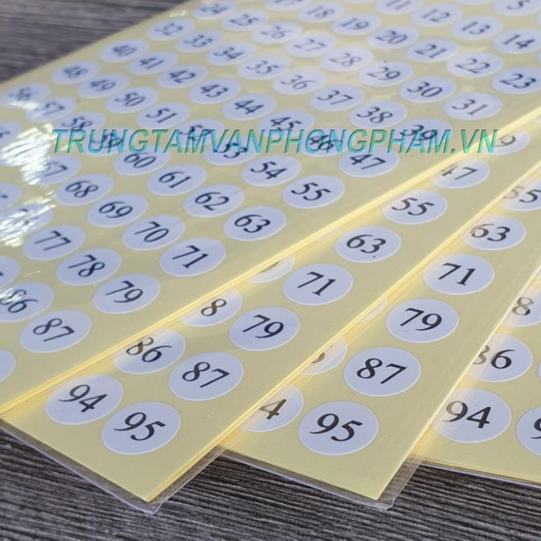 Decal tomy số 0-95