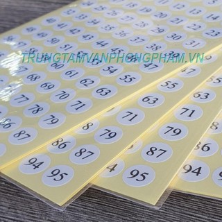 Decal tomy số 0-95