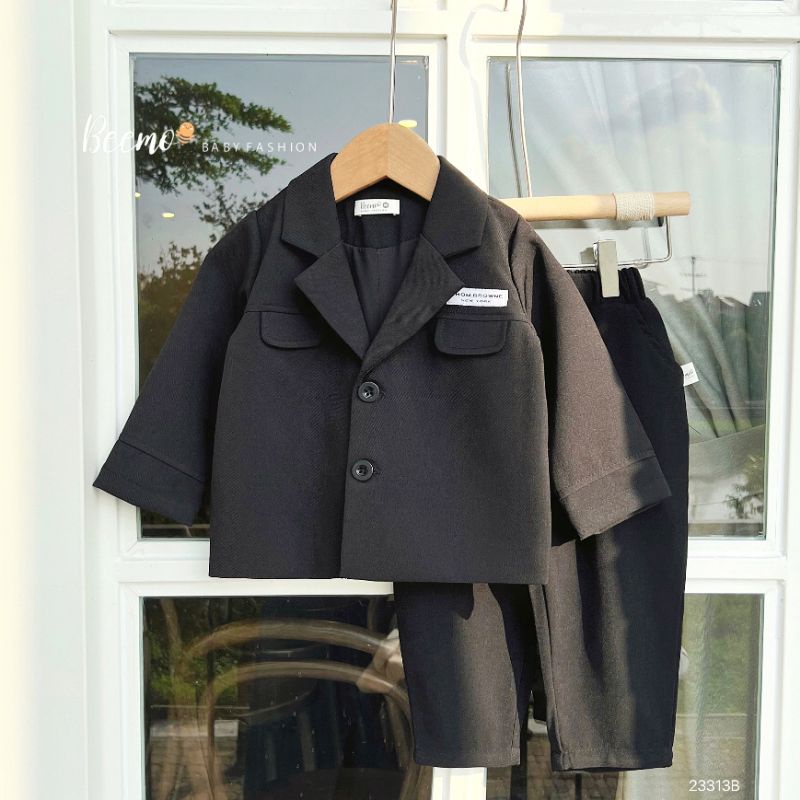 Set vest bé trai 🐻Hãng BEEMO🐻 Set công tử bé trai size 80-130