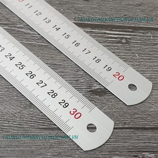 Thước kẻ mg 20cm 30cm hợp kim nhôm