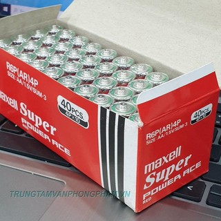 Nguyên hộp 40 viên pin aa maxell