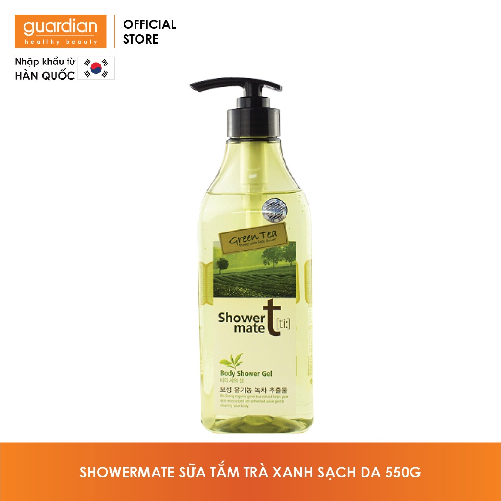 Sữa Tắm Cao Cấp Hàn Quốc Hương Trà Xanh Green Tea Shower Mate 550Gr