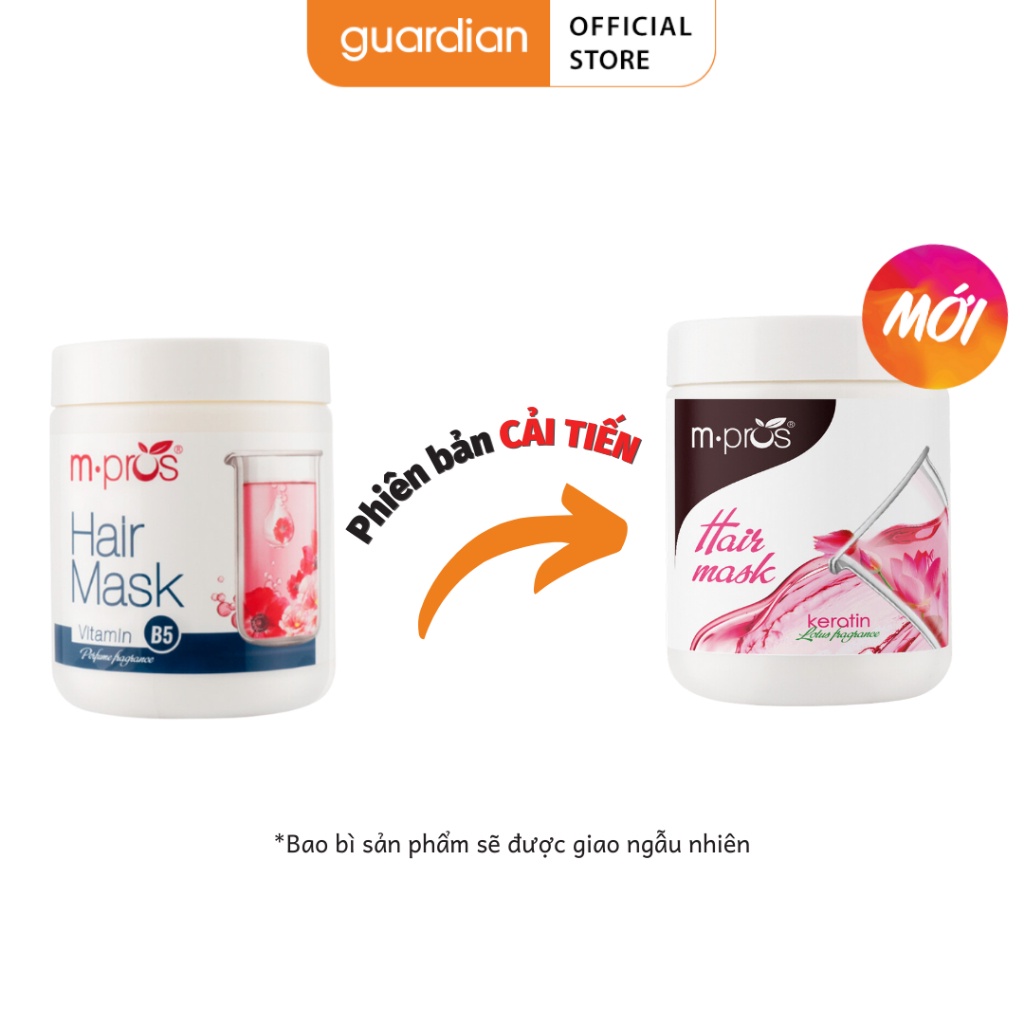 Hấp Dầu Dưỡng Tóc M.Pros Keratin 600g