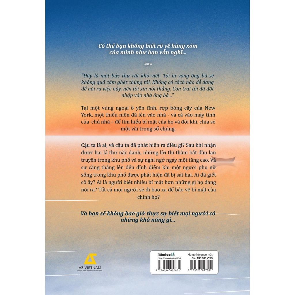 Sách - Hung Thủ Quen Mặt  - AZVietNam