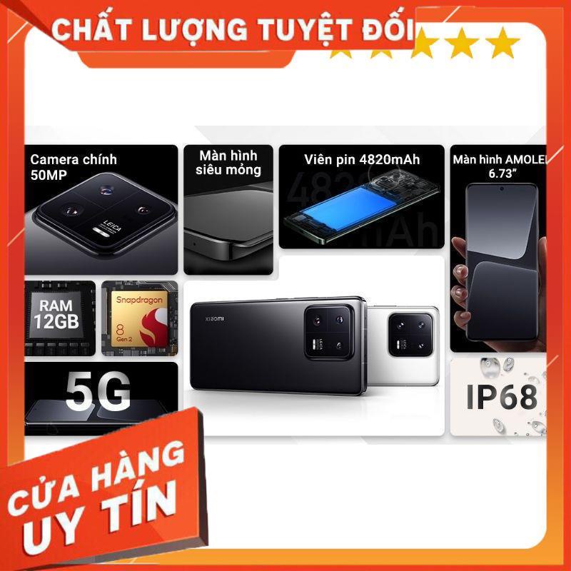 Điện Thoại Xiaomi 13 Pro Snapdragon 8 Gen 2, Camera Leica  Full box - Bh12 tháng - Lỗi 1 đổi 1