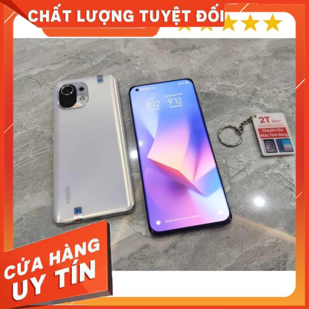 Điện thoại Xiaomi Mi 11 5G, màn hình QHD+ 120Hz RAM 8/256GB  Full box - Bh12 tháng - Lỗi 1 đổi 1
