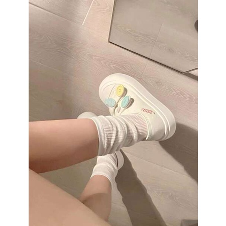 Giày Thể Thao Chống Trượt Màu Trắng Thời Trang Cho Nữ