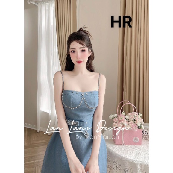 Váy bò đính đá 💯HÀNG THIẾT KẾ TẾT 2024 💖