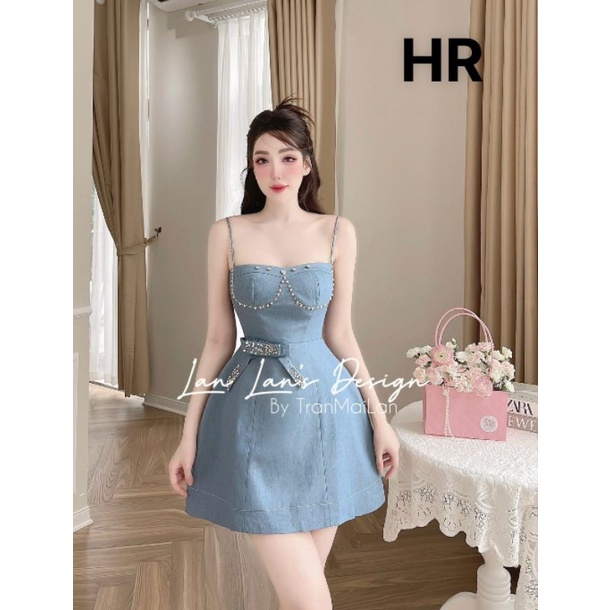 Váy bò đính đá 💯HÀNG THIẾT KẾ TẾT 2024 💖