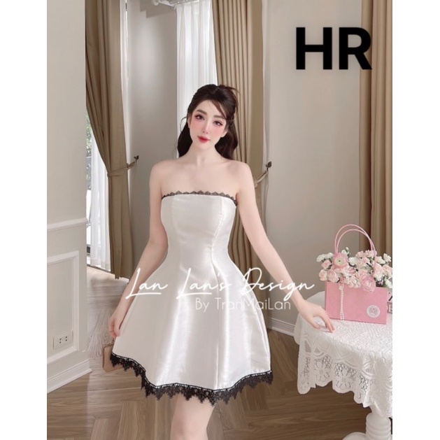 Váy Cúp tre phối ren 💯HÀNG THIẾT KẾ TẾT 2024 💖