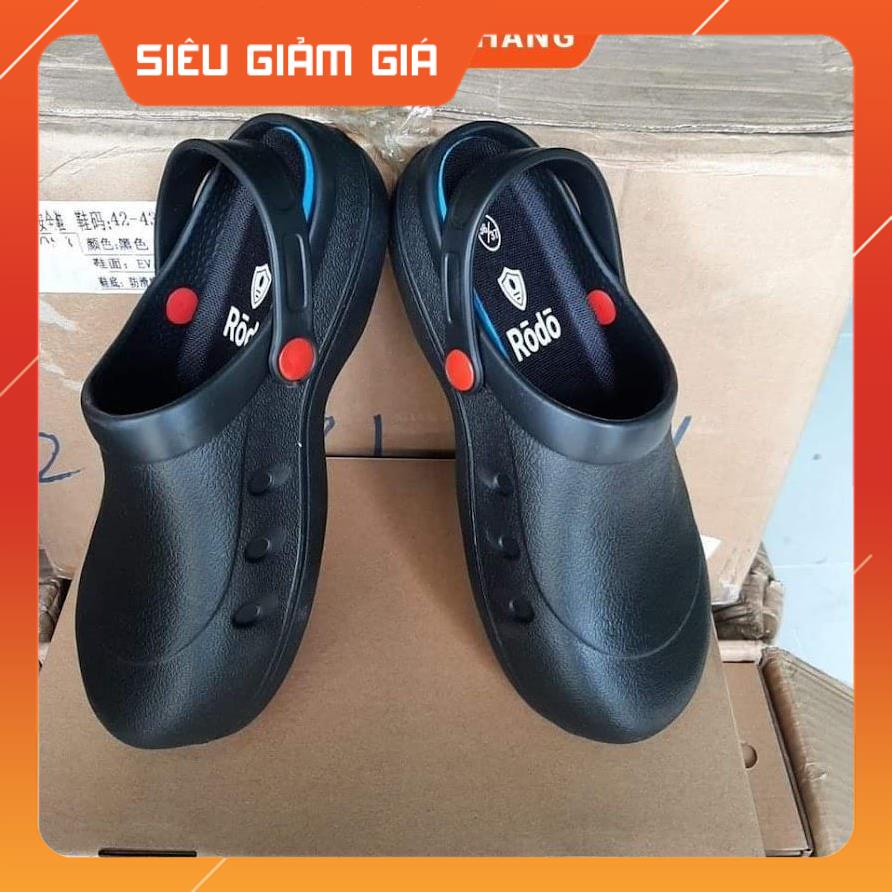 Giày bếp khách sạn Rodo C-01 chống trượt chống thấm nước chống va đập nguy hiểm mũi chân, giày đầu bếp nhà hàng