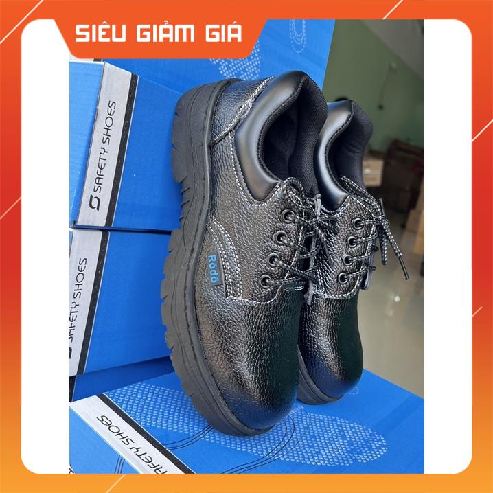 GIÀY CÔNG TRÌNH RODO BASIC GIÁ RẺ VỚI CHẤT LƯỢNG TỐT, MŨI THÉP ĐẾ THÉP, ĐẾ ĐÀN HỒI CHỐNG TRƠN TRƯỢT CHỐNG DẦU