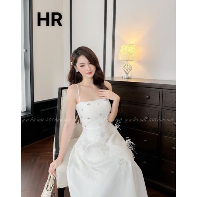 Váy 2s tuyết mưa đính lông 💯HÀNG THIẾT KẾ TẾT 2024 💖