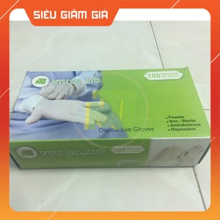 Găng tay vinyl ít bột - 240mm/ hộp