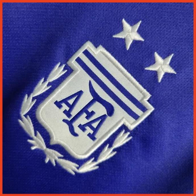 Xả Hàng Áo bóng đá / Áo Đá Banh ĐT ARHENTINA TÍM -- Vải Polyester Gai Thái  - Chuẩn Mẫu Thi Đấu