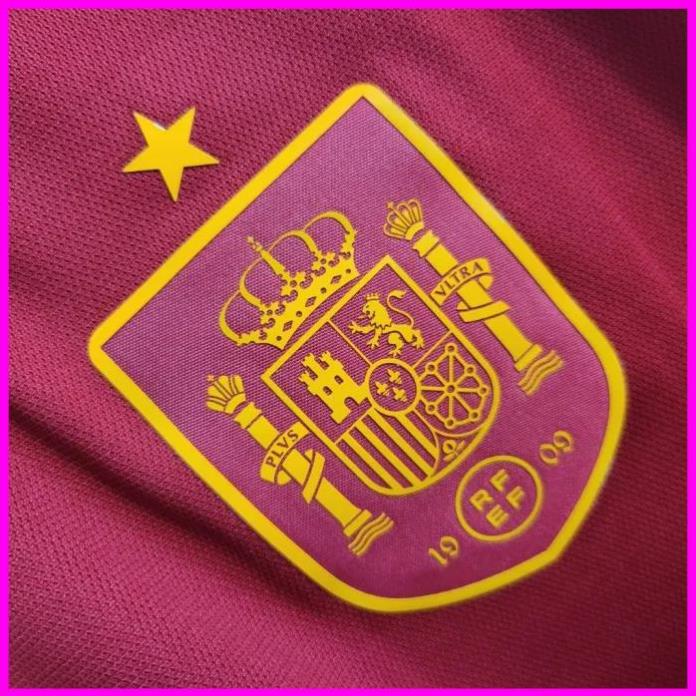 Xả Hàng Áo bóng đá / Áo Đá Banh ĐT TÂY BAN NHA ĐỎ -  - Vải Polyester Gai Thái  - Chuẩn Mẫu Thi Đấu