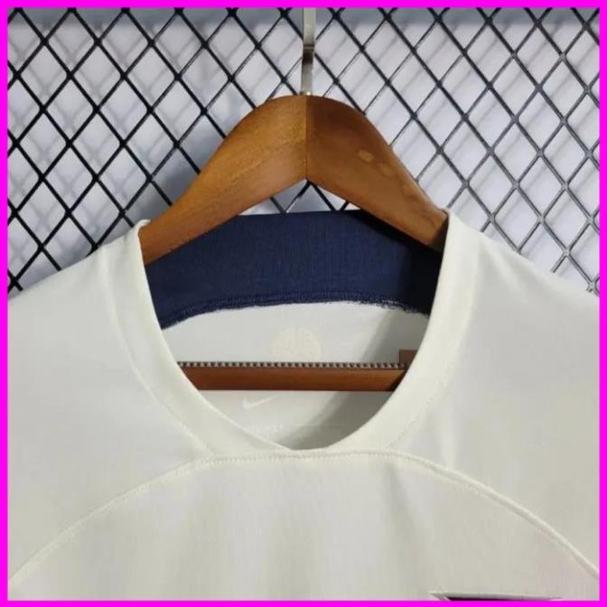 Xả Hàng Áo bóng đá / Áo Đá Banh ĐT BỒ ĐÀO NHA TRẮNG -- Vải Polyester Gai Thái  - Chuẩn Mẫu Thi Đấu