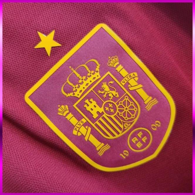 Xả Hàng Áo bóng đá / Áo Đá Banh ĐT TÂY BAN NHA ĐỎ -  - Vải Polyester Gai Thái  - Chuẩn Mẫu Thi Đấu