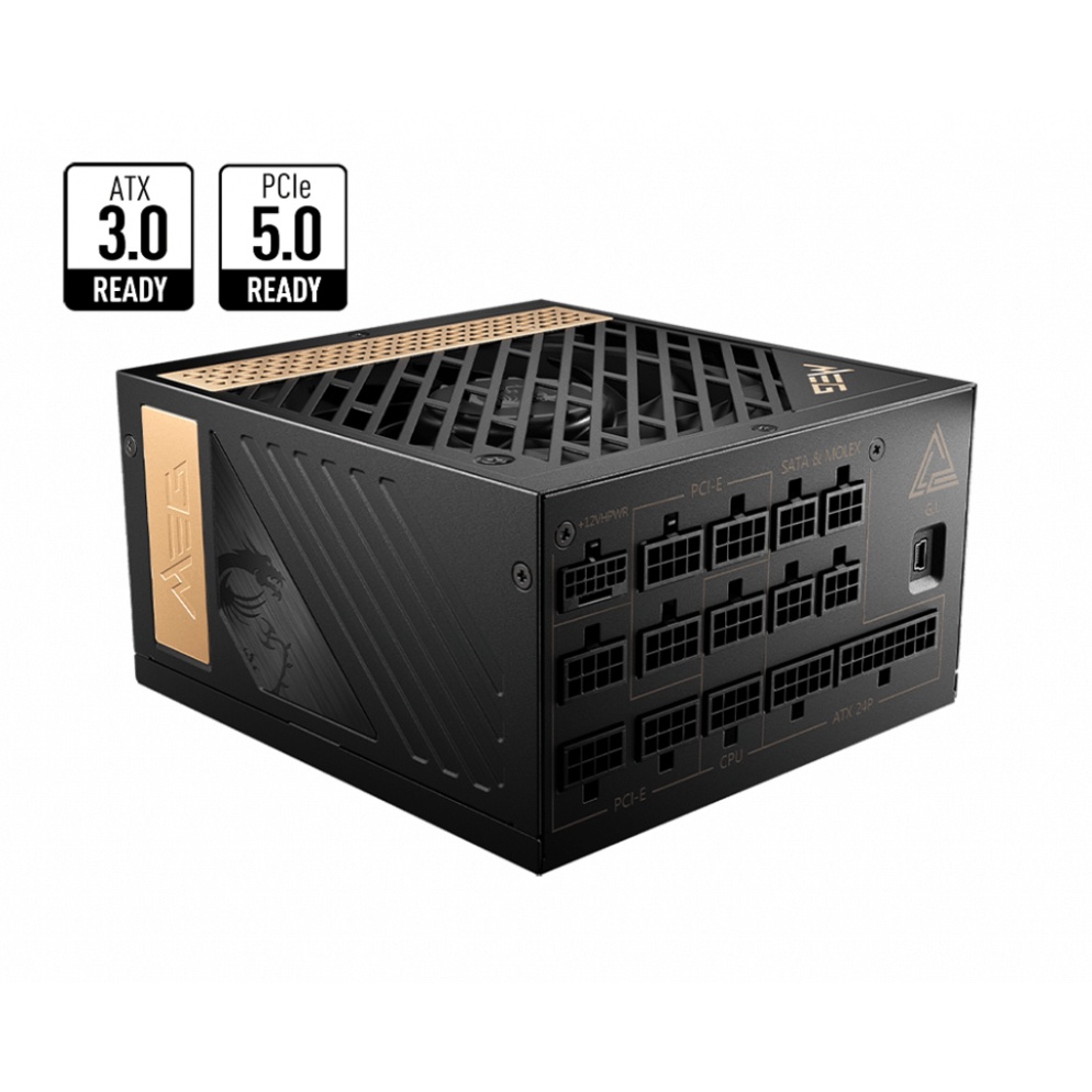 PSU MSI MEG Ai1300P PCIE5 1300W, Bảo hành 2 năm