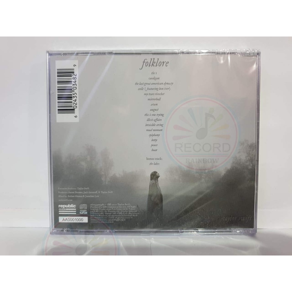 Taylor swift - folklore Version 2 In The Weeds CD album