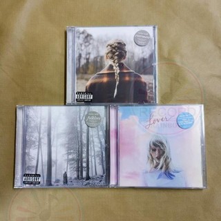 Taylor Swift - Evermore + Lover + Folklore CD Album Bundle Case